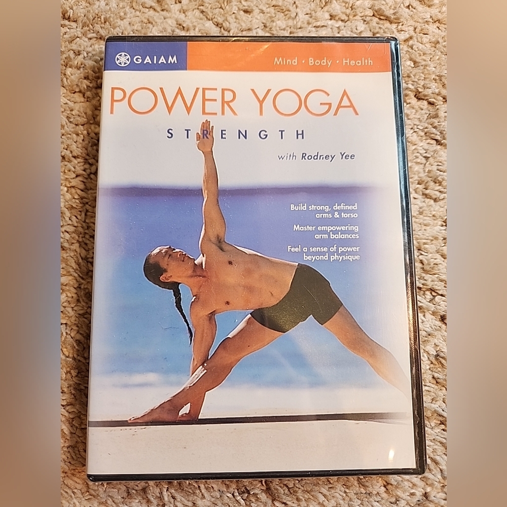 Power Yoga - Strength Gaiam Rodney Yee (DVD, 2004) SEALED